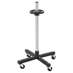Teräksinen renkaiden säilytysteline pyörillä 4 renkaalle enintään 225 mm kantavuus 100 kg