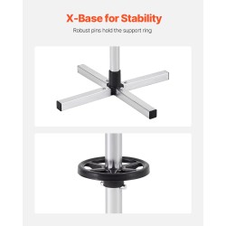 Pystymallinen teräsrengasteline neljälle renkaalle enintään 225 mm leveille 100 kg kantavuus