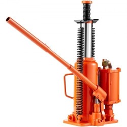 Hydraulinen pullotunkki paineilma avusteinen 12 t teräs 265–505 mm ajoneuvoille