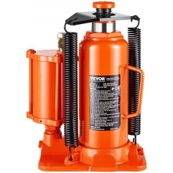 Hydraulinen pullotunkki paineilma avusteinen 12 t teräs 265–505 mm ajoneuvoille