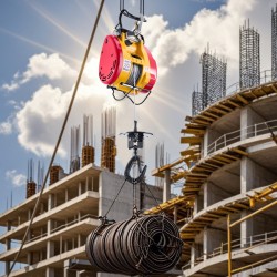 Sähkövinssi 500 kiloa 1800 wattia 30 metriä teräsvaijerilla langallinen ja langaton ohjaus