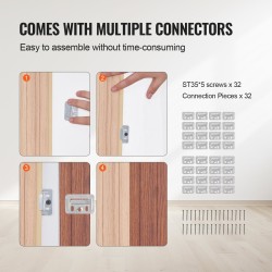 Akustiikkapaneelit puusäleiset 8 kpl 2450x166x9 mm saarni sävyinen seinä- ja kattokäyttöön