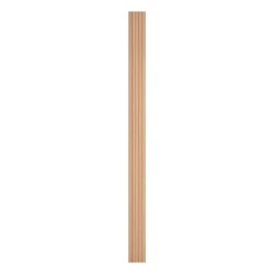Akustiikkapaneelit puusäleiset 8 kpl 2450x166x9 mm saarni sävyinen seinä- ja kattokäyttöön