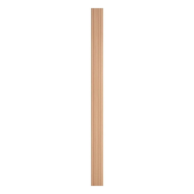 Akustiikkapaneelit puusäleiset 8 kpl 2450x166x9 mm saarni sävyinen seinä- ja kattokäyttöön