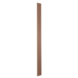 Akustiset puulistapaneelit 2450x166x9 mm 8 kpl harmaa tammi seinälle ja kattoon
