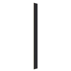 Akustiikkapaneelit puu muovikomposiitti sisäkäyttöön 2450x166x9 mm 8 kpl mattamusta