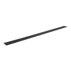 Akustiikkapaneelit puu-muovikomposiitti sisäkäyttöön 2450x166x9 mm 8 kpl mattamusta
