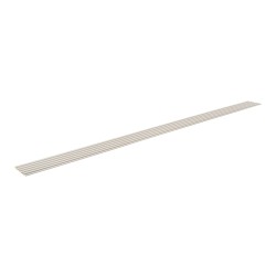 Akustiset WPC-rimapaneelit 2450x166x9 mm 8 kpl mattavalkoinen sisäseiniin ja kattoihin