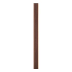Puusäleakustiikkapaneelit 8 kpl 2450x166 mm tumma teak sisäseinille ja katoille
