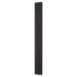 Puusäleinen akustiikkapaneeli MDF pohjainen 2400 x 200 mm 4 kpl musta tammi seinille