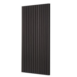 Akustiset MDF puusälepaneelit 1200x600x21 mm 4 kpl musta tammi seinä ja katto