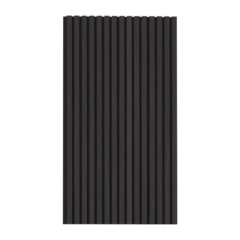 Akustiset MDF-puusälepaneelit 1200x600x21 mm 4 kpl musta tammi seinä ja katto