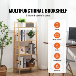 Tikashylly nelitasoinen bambusta avoin vapaasti seisova luonnollinen väri