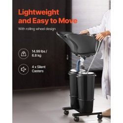 Siirrettävä hiustenpesuallas säädettävä korkeus sähköpumppu kaksi ämpäriä kaksi suihkupäätä viemäriletku musta