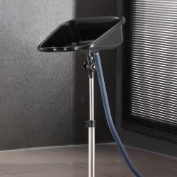 Jalallinen kannettava pesuallas hiusten pesuun säädettävä korkeus ja kallistuskulma kevyt pitkä tyhjennysletku