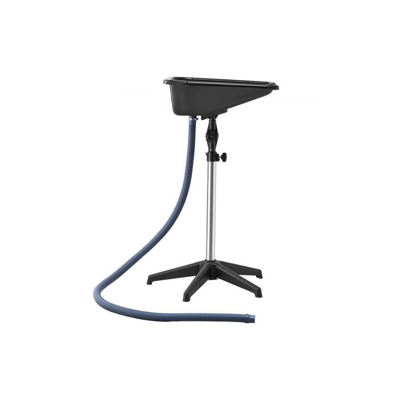 Jalallinen kannettava pesuallas hiusten pesuun säädettävä korkeus ja kallistuskulma kevyt pitkä tyhjennysletku