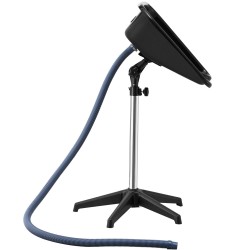 Seisova hiustenpesuallas säädettävä korkeus 89 126 cm kallistuskulma 1 8 m poistoletku