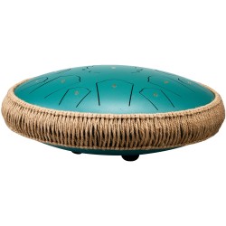 Teräskielirumpu hiiliteräs 14 tuumainen 15 säveltä D duuri vihreä puutarha jooga