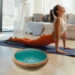 Kielirumpu hiiliterästä 14 tuuman 15 äänialuetta C-duuri vihreä