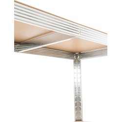 Järeä metallihylly 5 tasolla, 2 kpl, 175 kg/taso