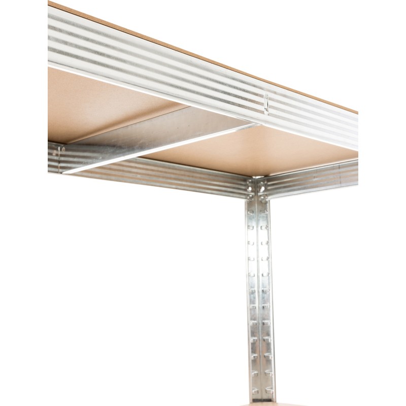 Järeä metallihylly 5 tasolla, 2 kpl, 175 kg/taso