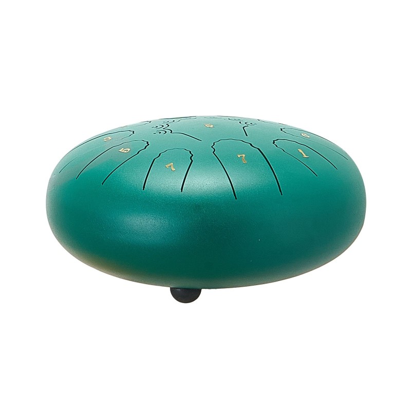 Teräskielirumpu seosteräs 25,4 cm 11 ääntä C-duuri vihreä