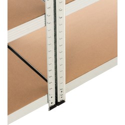 Järeä metallihylly 5 tasolla, 2 kpl, 175 kg/taso