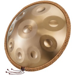Handpan-rumpu 56 cm 9-ääninen 432 Hz D-molli nitrattu ruostumaton teräs