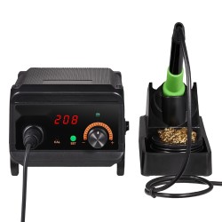 Juotosasema 75W digitaalinen 50 500 C PID lämpötilansäätö 25V muuntaja 5 kärkeä lyijytön juote