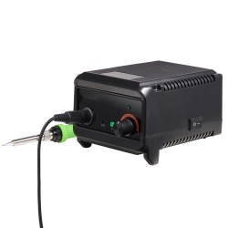 Juotosasema 75W digitaalinen 50–500°C PID-lämpötilansäätö 25V muuntaja 5 kärkeä lyijytön juote