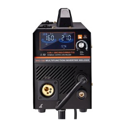MIG hitsauslaite 160A nelitoiminen IGBT invertteri LCD näyttö 10 mm materiaalille