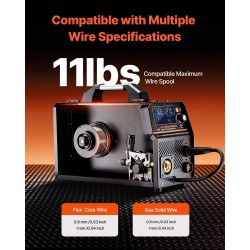 MIG-hitsauslaite 160A nelitoiminen IGBT-invertteri LCD-näyttö 10 mm materiaalille