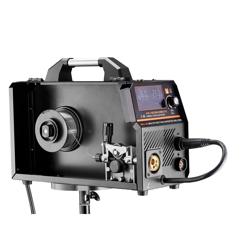 MIG-hitsauslaite 160A nelitoiminen IGBT-invertteri LCD-näyttö 10 mm materiaalille