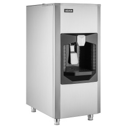 Ruostumaton teräs jääannostelija 80 kg säiliö 9 kg minuutissa murskain ravintoloille