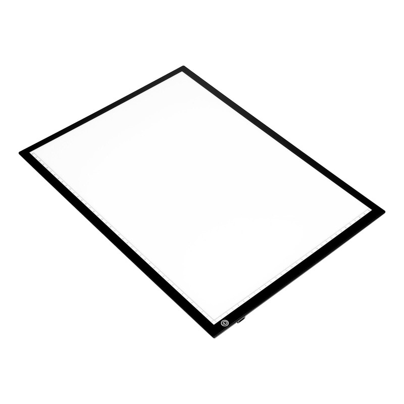 A3-kokoinen ohut LED-valopöytä piirtämiseen USB-C-liitännällä kolmitasoinen kirkkaus musta