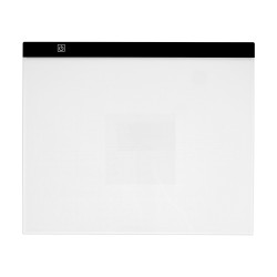 LED valotaulu B4 ohut kevyt USB Type C portaaton kirkkaudensäätö musta