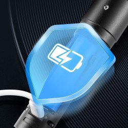 Valomiekka 38-tuumainen metallikahvalla kaksitoista värivaihtoehtoa äänitehosteilla ladattava lapsille ja aikuisille