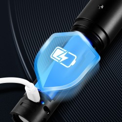 Valomiekka metallirunkoinen 1000 mm ladattava 12 värivaihtoehtoa hiljainen tila metallikahva