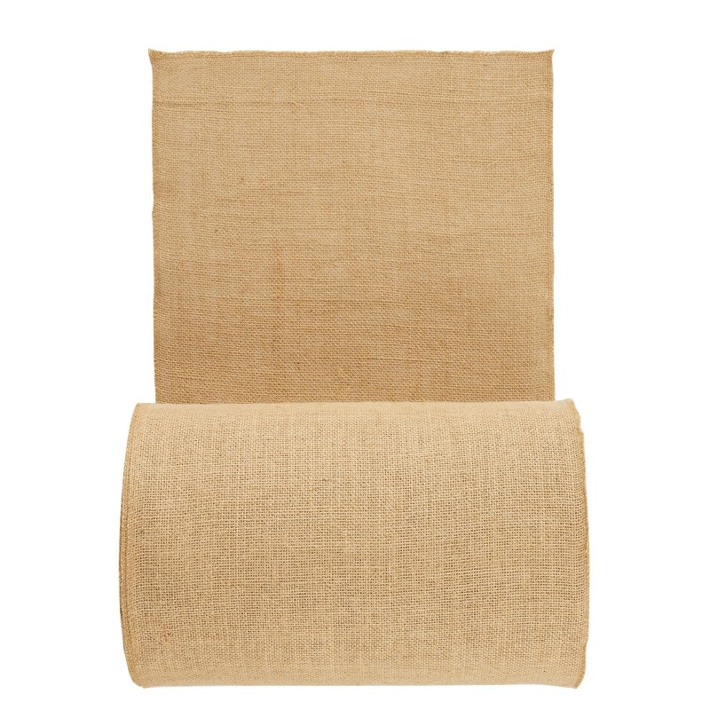 Juuttikangasrulla luonnollista juuttia 355 mm x 45,7 m 50x50 tiheä kudos