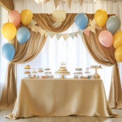 Juuttikangasrulla 100-prosenttinen juutti 1016 mm x 91,4 m 50x50 kudostiheys luonnollinen väri