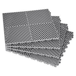 Vedenpoistomatto PP-muovi 415 x 415 mm 24 kpl harmaa