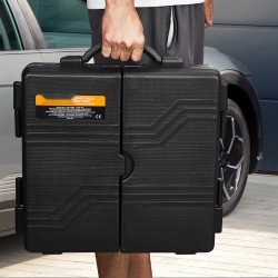 Työkalusarja 207-osainen seosteräinen mekaanikolle 1/4 3/8 1/2 tuuman hylsyillä autoihin