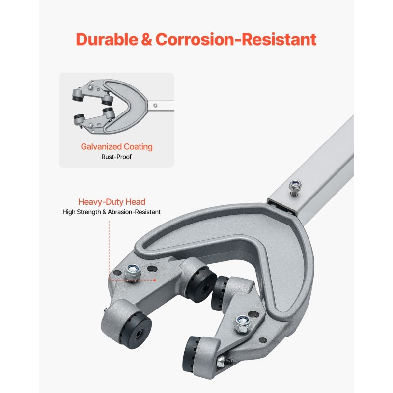 Peräpeilin tuki sinkitty teräs säädettävä 32–44 tuumaa alle 100 hv