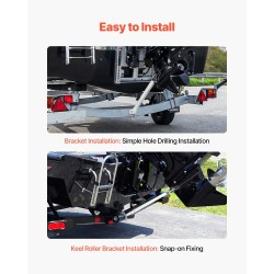 Peräpeilin tuki galvanoitu metallirakenne säädettävä 584–889 mm alle 100 hv