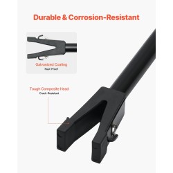 Peräpeilin tuki galvanoitu raskasmetalli säädettävä 505–779,7 mm alle 150 hevosvoimaa sopii trailereihin