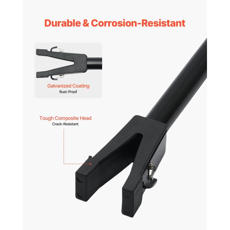 Peräpeilin tuki galvanoitu raskasmetalli säädettävä 505–779,7 mm alle 150 hevosvoimaa sopii trailereihin