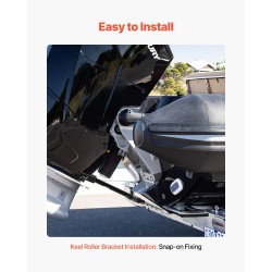 Peräpeilin tuki galvanoitu raskasmetalli säädettävä 505–779,7 mm alle 150 hevosvoimaa sopii trailereihin