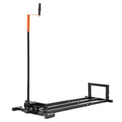 Ajoleikkurin nostotunkki hiiliteräs 399 kg kantavuus 0 600 mm taittuva teleskooppinen kampikahvalla