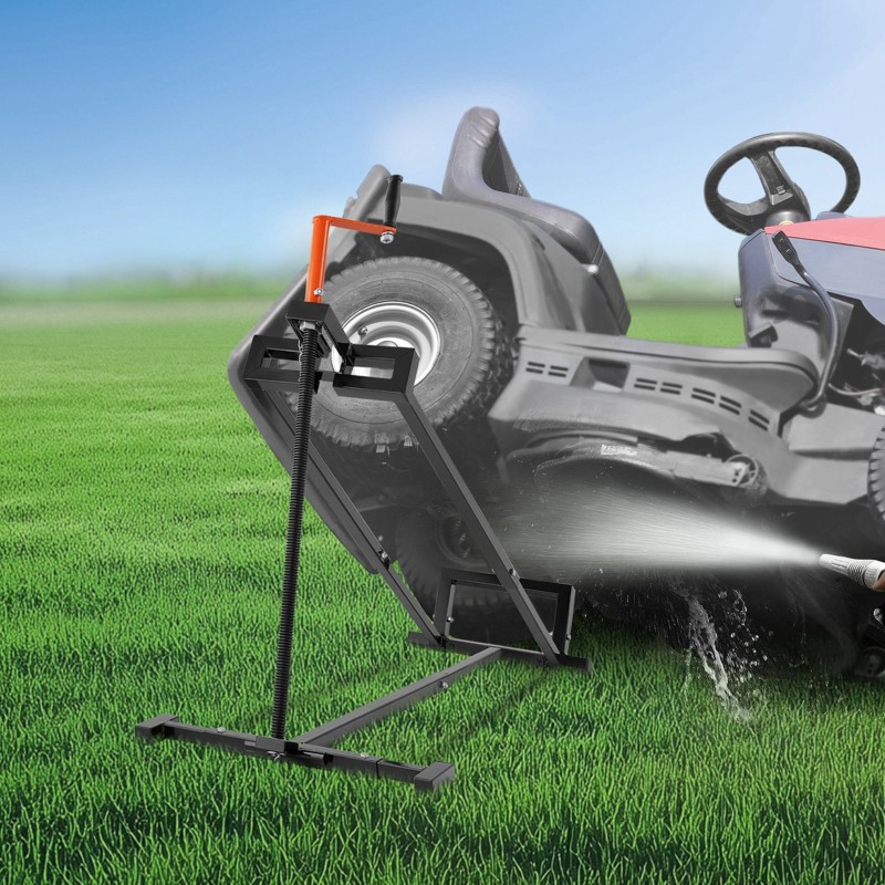 Ajoleikkurin nostotunkki hiiliteräs 399 kg kantavuus 0–600 mm taittuva teleskooppinen kampikahvalla