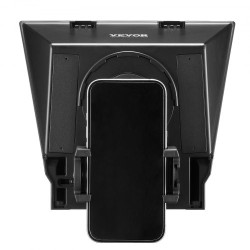 Pöytäteleprompteri 8 tuuman 70 prosenttia läpäisevä heijastuslasi järjestelmäkamera webkamera älypuhelintuki